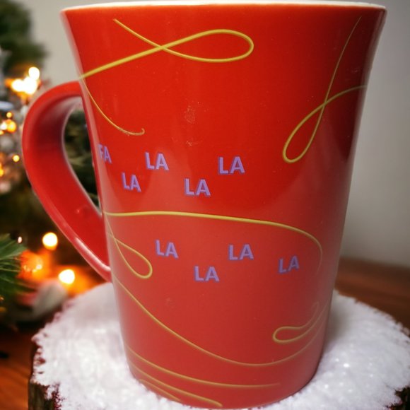 Starbucks Red Christmas Coffee Cup/Mug Green Siren Logo 2020 Holiday Fa La La - Picture 8 of 12